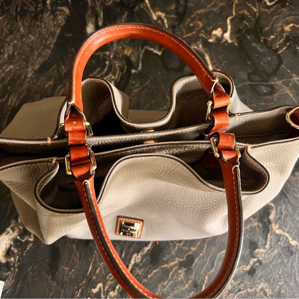 Dooney & Bourke Pebbled Leather Brenna Satchel - NEW - Picture 5 of 15